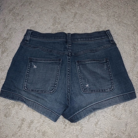Dark Wash Abercrombie Jean Shorts - Picture 3 of 3